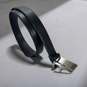Leather Belt Men's Metal Pin Buckle